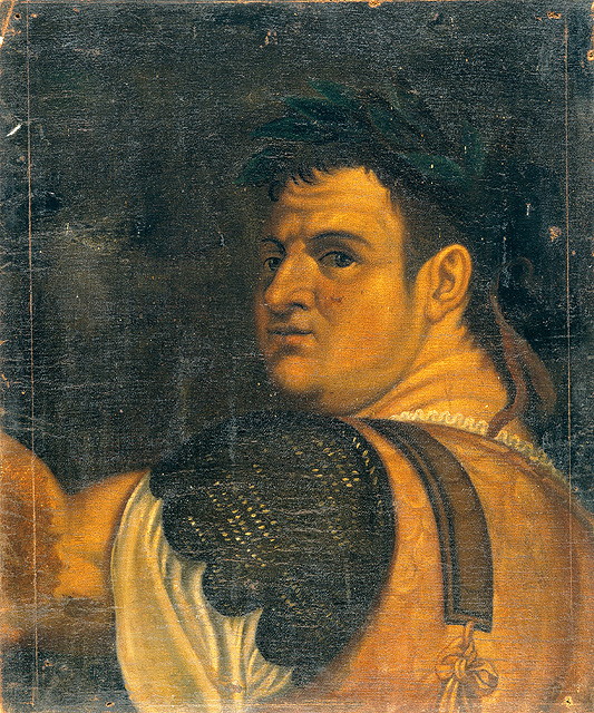 Ritratto di un Cesare, ritratto d'uomo (dipinto, opera isolata) - ambito veneto (sec. XVII)