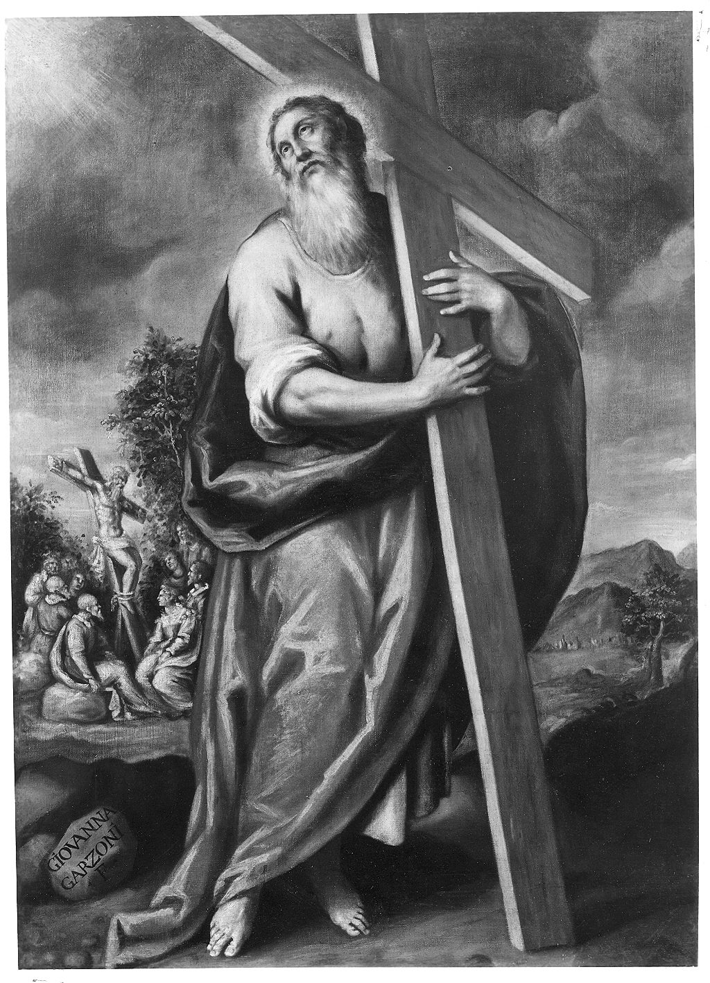 Sant'Andrea (dipinto, opera isolata) di Garzoni Giovanna (attribuito) (prima metà sec. XVII)