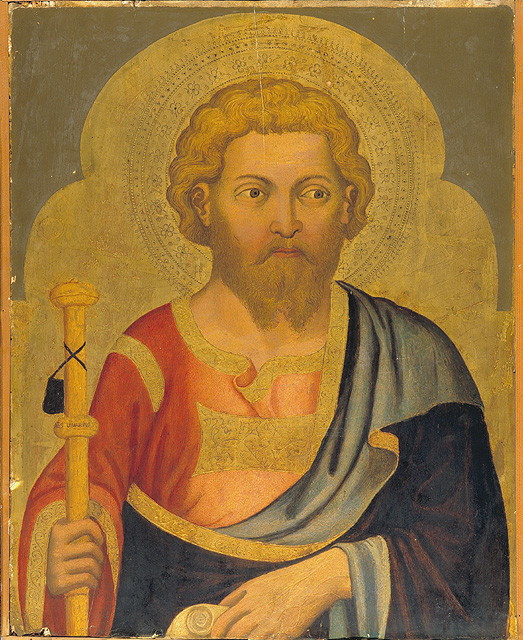 San Giacomo (dipinto, opera isolata) - ambito veneto (metà sec. XV)