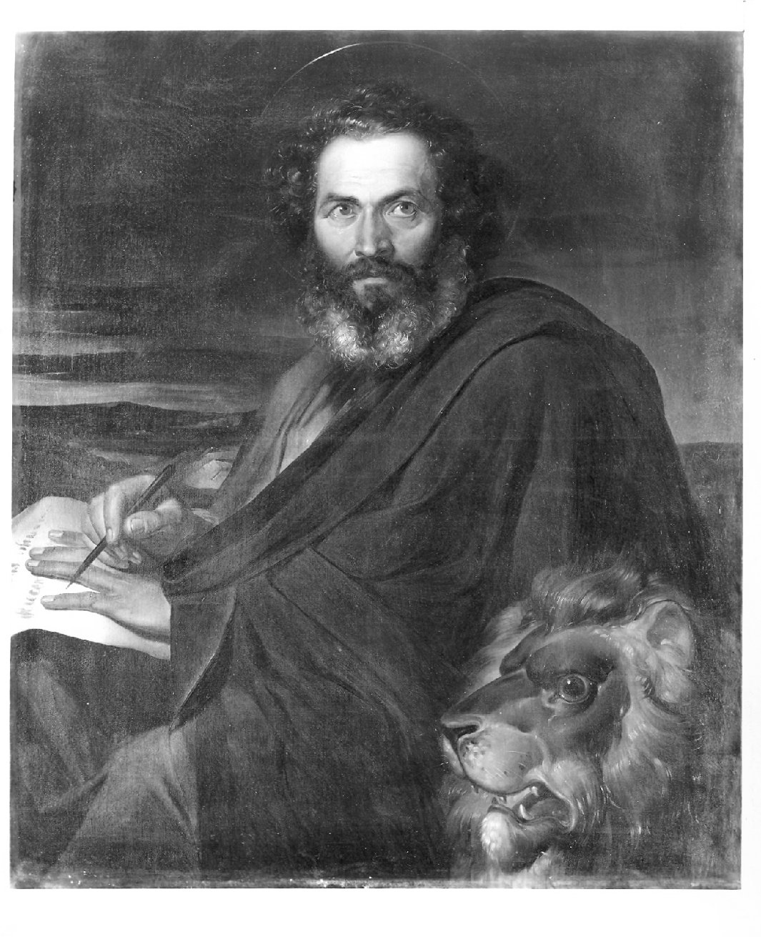 San Marco Evangelista (dipinto, opera isolata) di Masutti Antonio (attribuito) (prima metà sec. XIX)