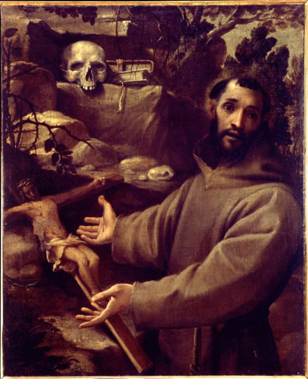 San Francesco (dipinto) di Carracci Annibale (sec. XVI)