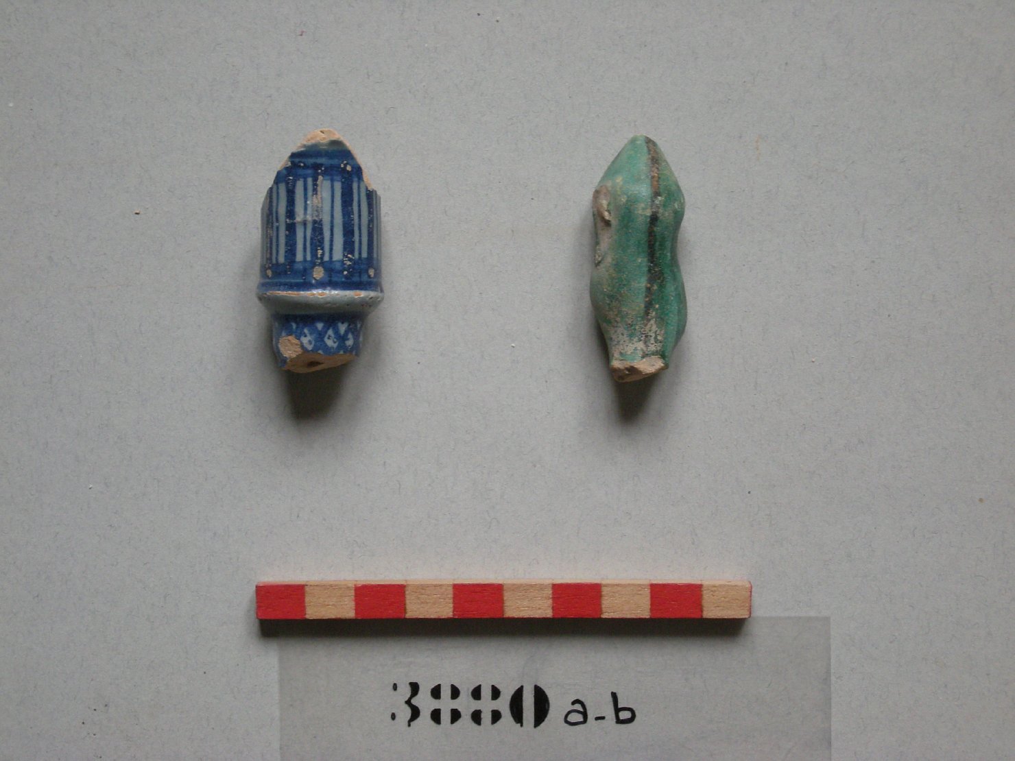 vaso, frammento - ambito islamico (secc. XII/ XIII)