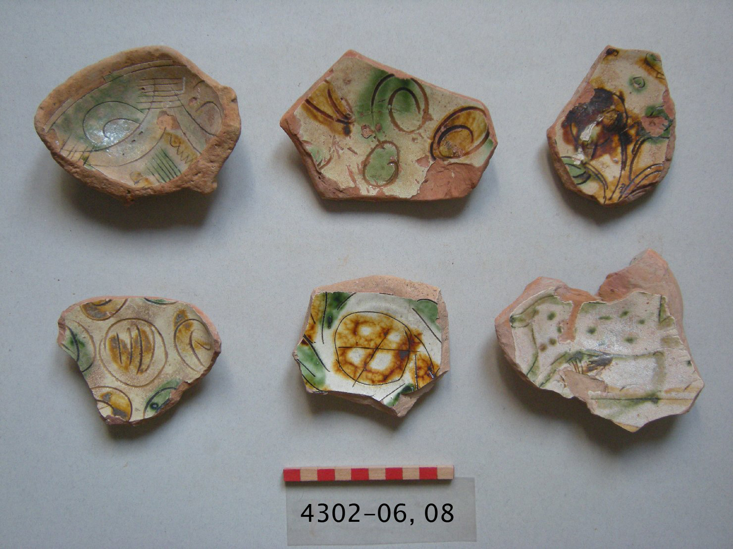 motivo decorativo zoomorfo (piatto, frammento) - ambito veneziano (sec. XVI)
