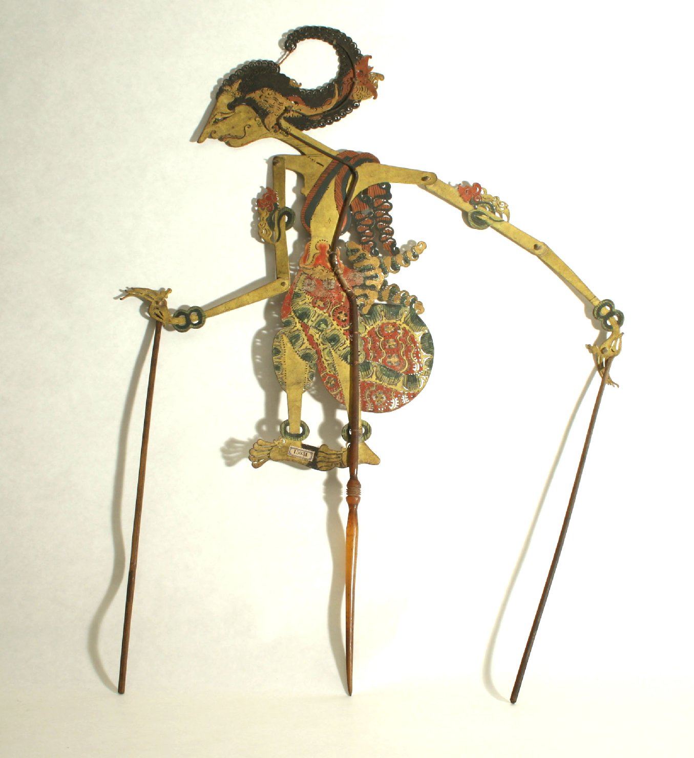 guerriero (marionetta, opera isolata) - produzione indonesiana (fine/inizio secc. XIX/ XX)