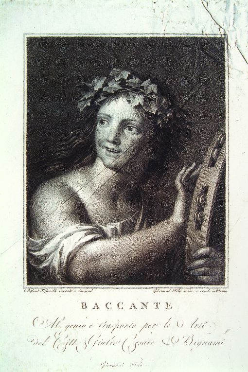 baccante (stampa) di Folo Giovanni, Tofanelli Stefano (fine/inizio secc. XVIII/ XIX)