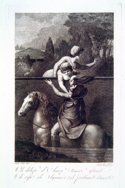 allegoria dell'Amore (stampa) di Cardini Giuseppe, Fedi Antonio (seconda metà sec. XVIII)