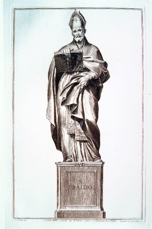 Sant'Ubaldo (stampa) di Bombelli Pietro Leone, Cades Giuseppe (sec. XVIII)