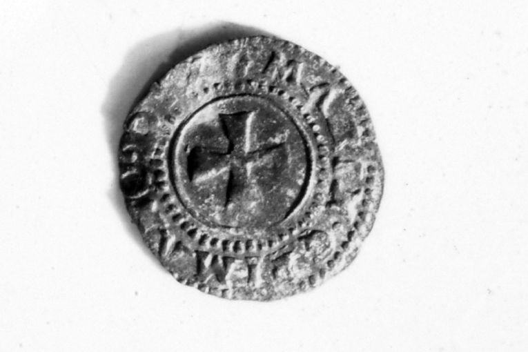moneta - 1/2 quattrino (secc. XVI/ XVII d.C)