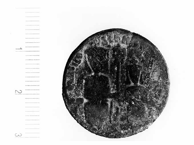 moneta - follis - ambito bizantino (sec. IX d.C)