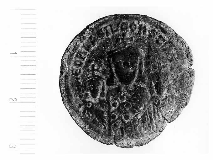 moneta - follis - ambito bizantino (sec. IX d.C)