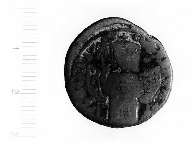 moneta - follis - ambito bizantino (secc. IX/ X d.C)