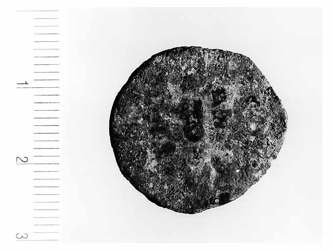 moneta - follis - ambito bizantino (sec. X d.C)