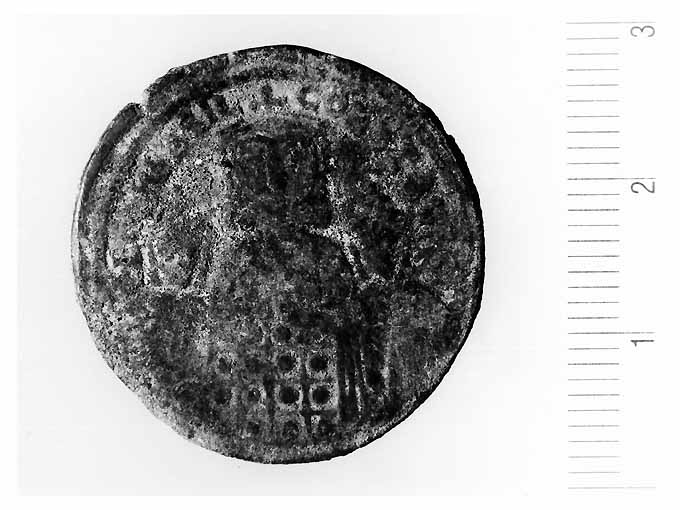 moneta - follis - ambito bizantino (sec. IX d.C)