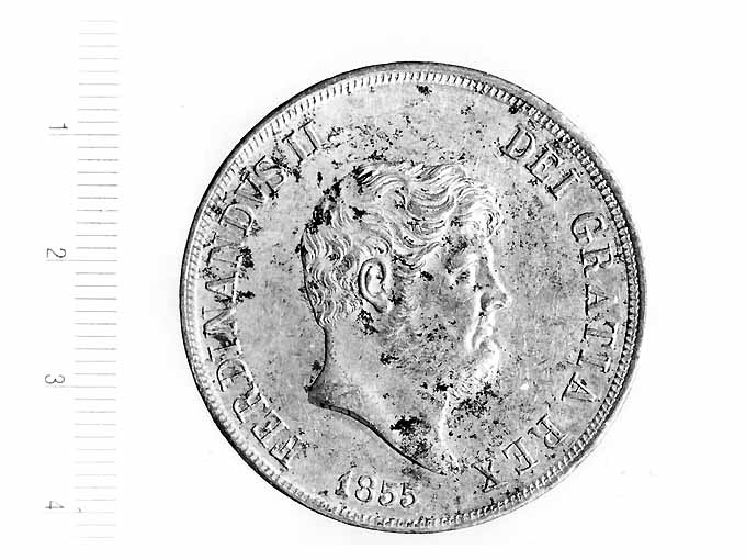 moneta - 120 grana - ambito napoletano (sec. XIX d.C)