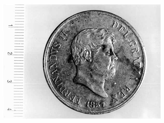 moneta - 120 grana - ambito napoletano (sec. XIX d.C)