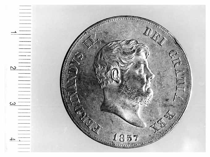 moneta - 120 grana - ambito napoletano (sec. XIX d.C)