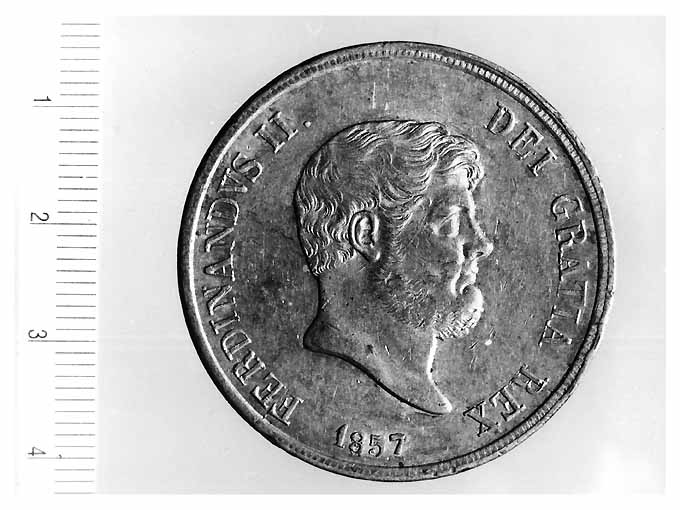 moneta - 120 grana - ambito napoletano (sec. XIX d.C)