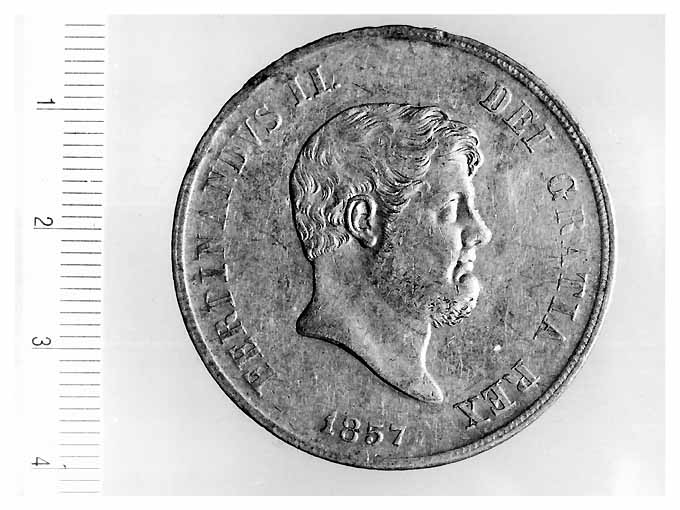 moneta - 120 grana - ambito napoletano (sec. XIX d.C)