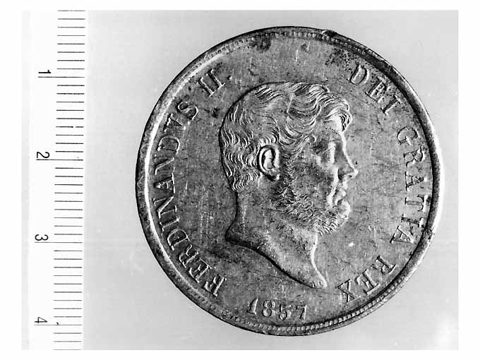 moneta - 120 grana - ambito napoletano (sec. XIX d.C)