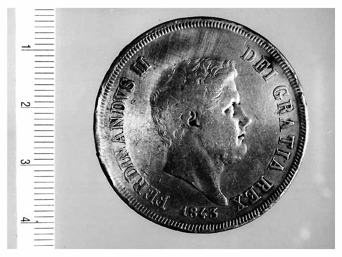 moneta - 120 grana - ambito napoletano (sec. XIX d.C)