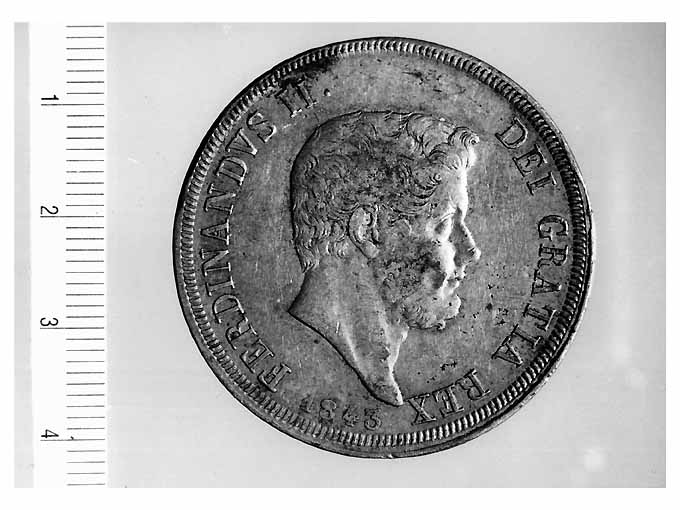 moneta - 120 grana - ambito napoletano (sec. XIX d.C)