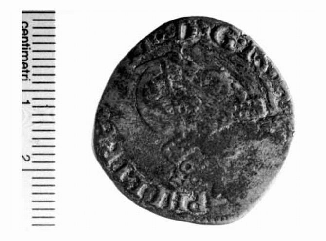moneta - carlino (secc. XVI/ XVII d.C)