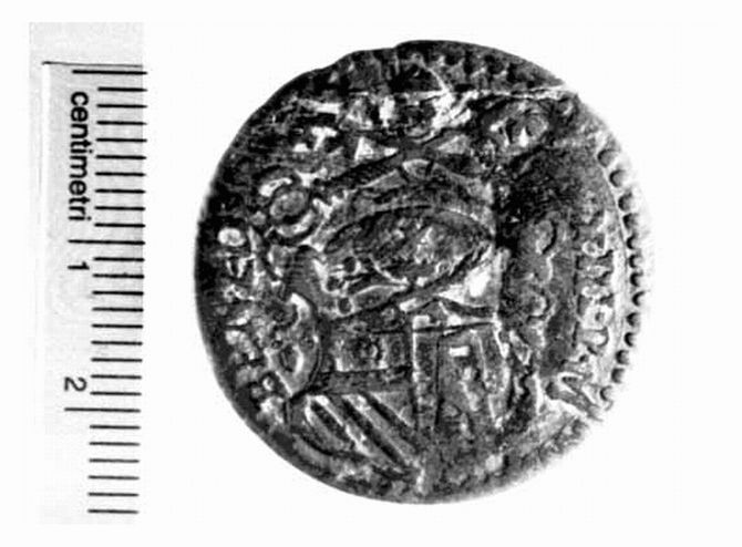 moneta - 1/2 baiocco (sec. XVIII d.C)