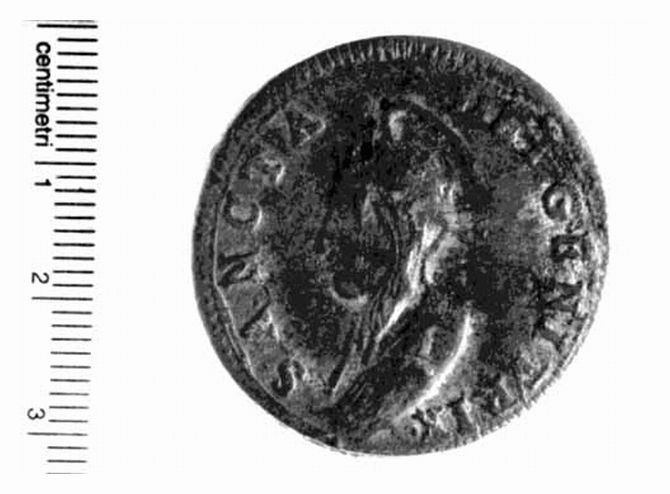 moneta - 5 baiocchi (sec. XVIII d.C)