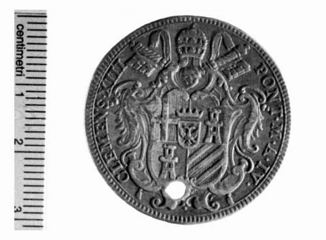 moneta - testone (sec. XVIII d.C)