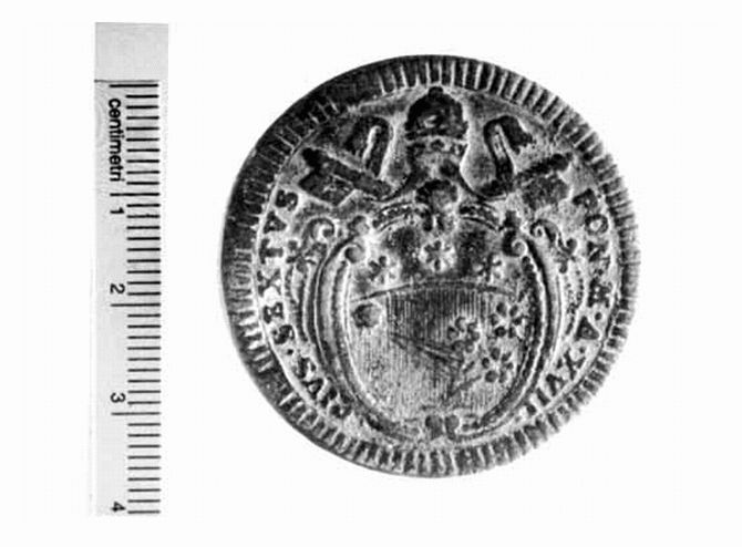 moneta - 2 baiocchi (sec. XVIII d.C)
