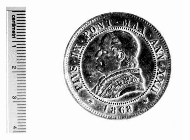 moneta - 4 soldi (sec. XIX d.C)