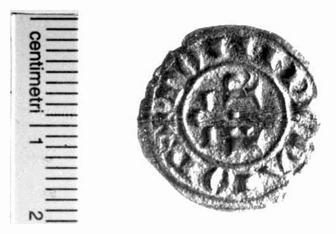 moneta - 1/2 denaro (sec. XIII d.C)