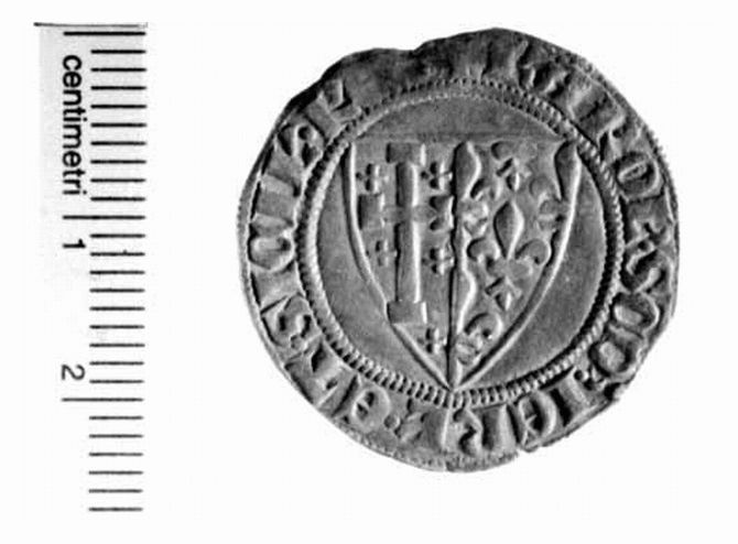 moneta - saluto d'argento (secc. XIII/ XIV d.C)