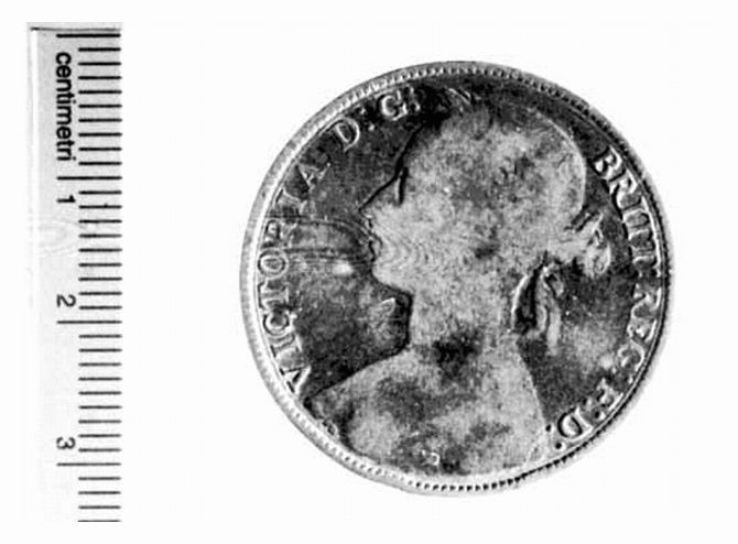 moneta - 1 penny (sec. XIX d.C)