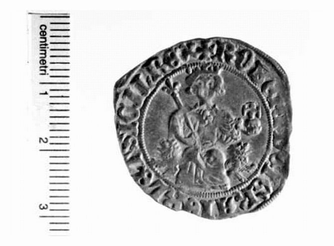 moneta - gigliato (sec. XIV d.C)