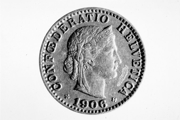 moneta - 20 centimes (sec. XX)