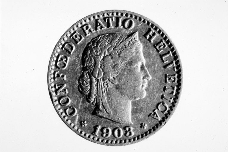 moneta - 20 centimes (sec. XX)