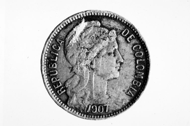 moneta - 5 pesos (sec. XX)