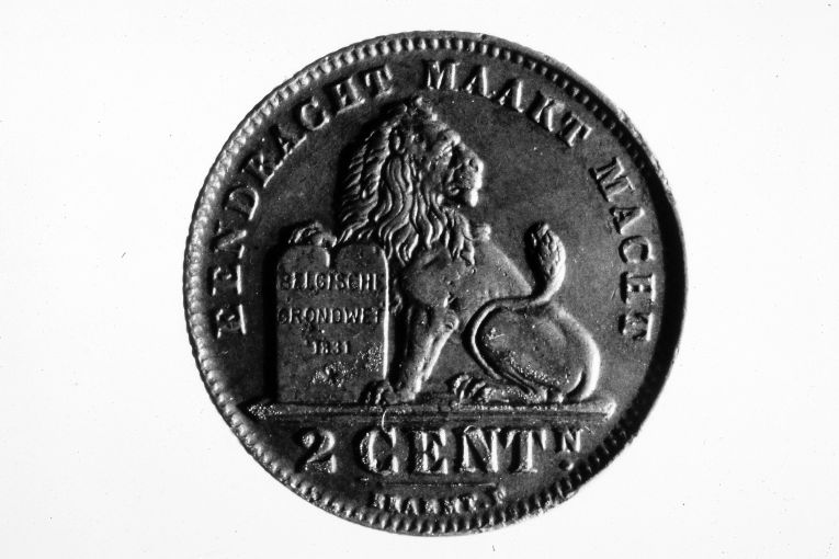 moneta - 2 centesimi (sec. XX)