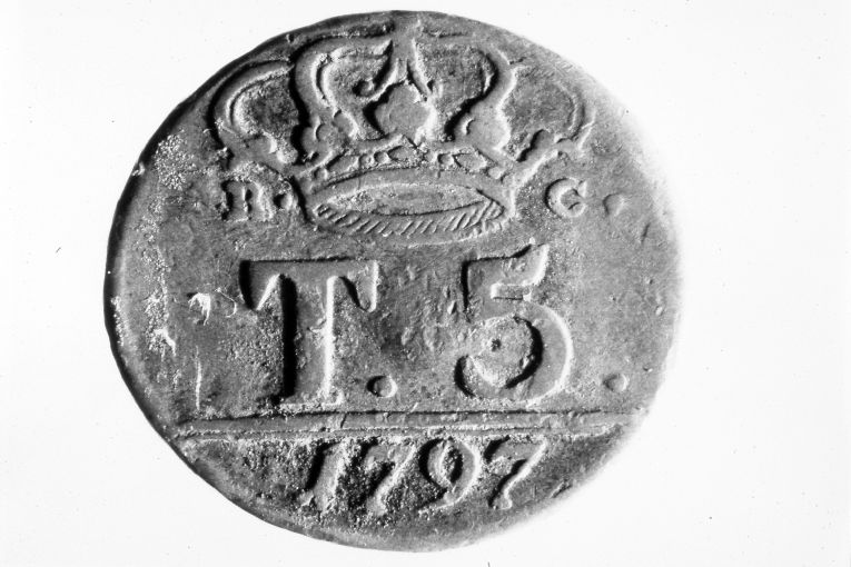 moneta - 5 tornesi (sec. XVIII)