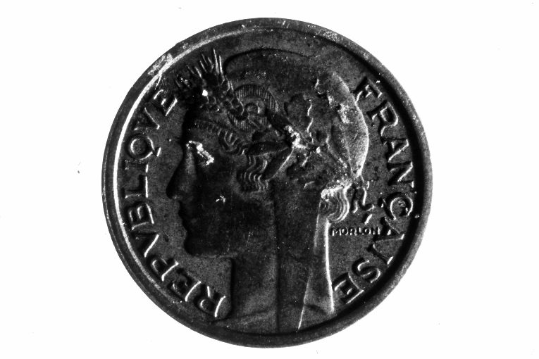 moneta - 50 centimes di Morlon (sec. XX)