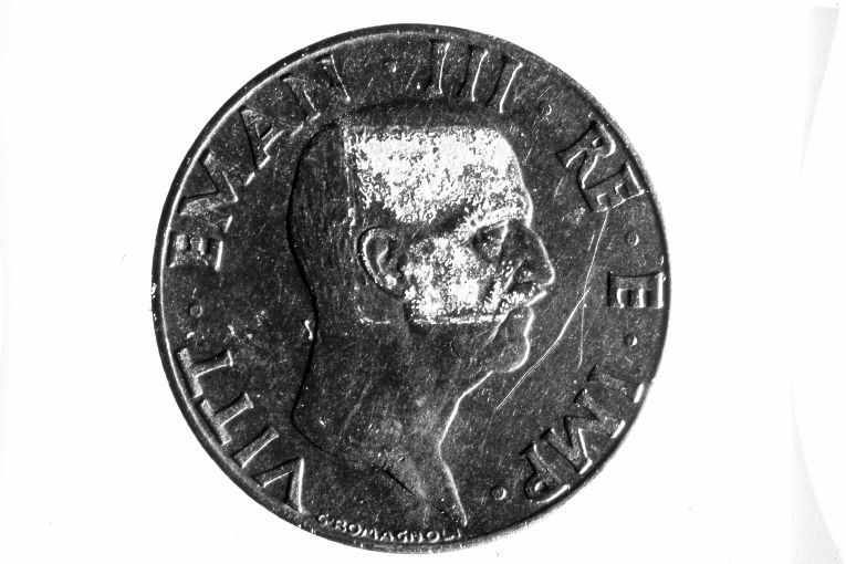 moneta - 50 centesimi di Romagnoli C (sec. XX)