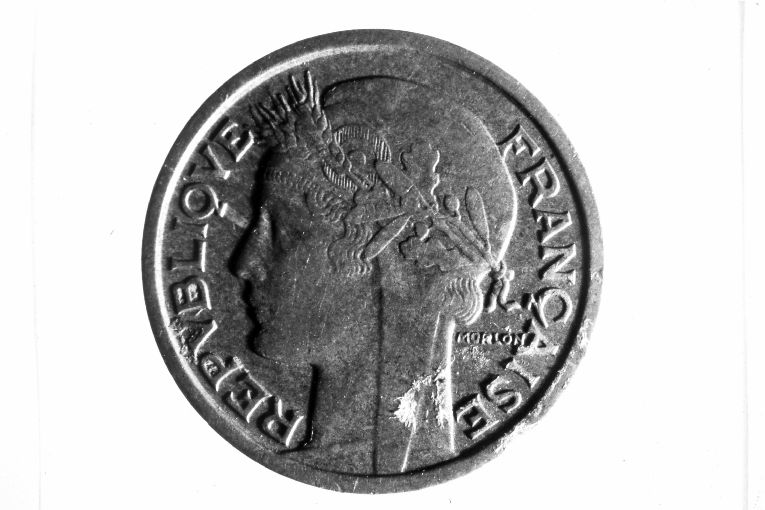 moneta - 1 franco di Morlon (sec. XX)