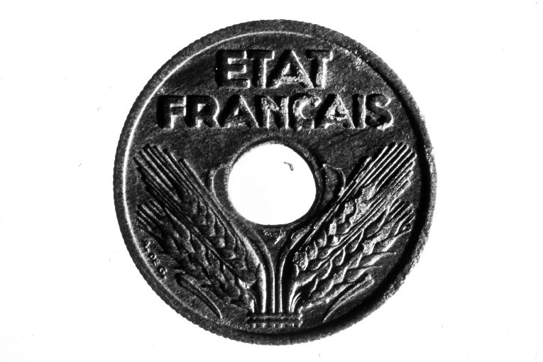 moneta - 10 centimes di Morlon (sec. XX)