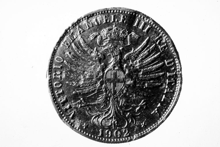 moneta - 25 centesimi (sec. XX)