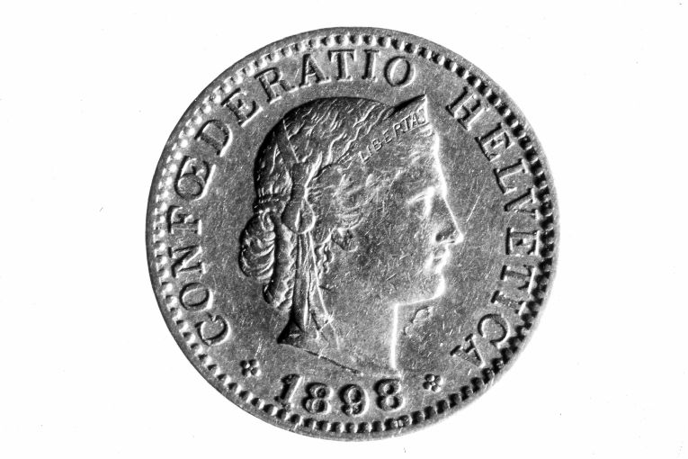 moneta - 20 centimes (sec. XIX)