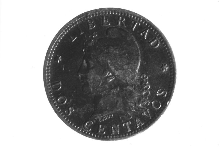 moneta - 2 centavos (sec. XIX)
