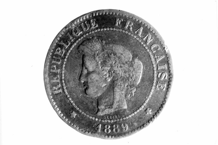 moneta - 5 centimes (sec. XIX)