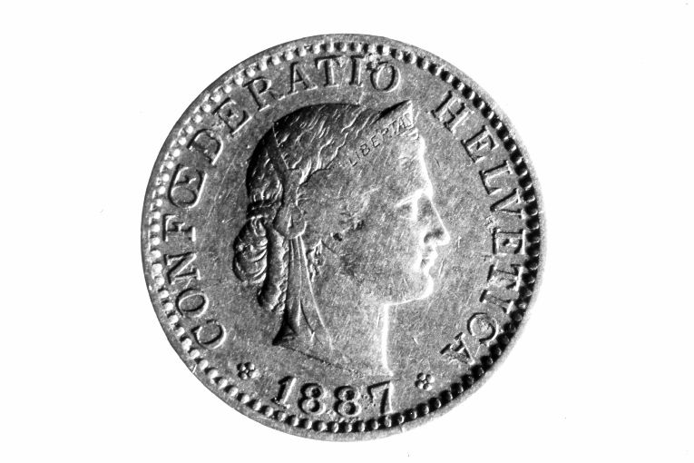 moneta - 20 centimes (sec. XIX)