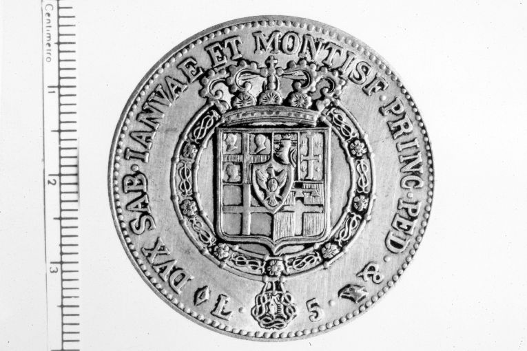 moneta - 5 lire (sec. XIX d.C)